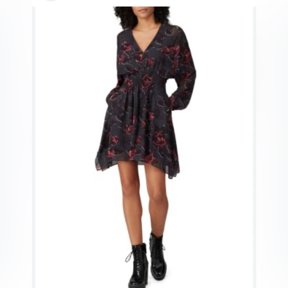 NWT Allsaints Nicola Rosalyn Dress Size Large